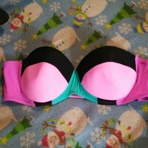 Strapless swim suit top